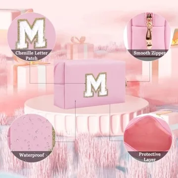 Personalized Travel Makeup Bag for Women and Girls