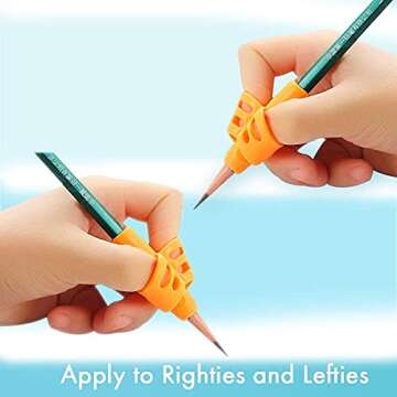 JuneLsy Pencil Grips: Enhance Writing Comfort & Style