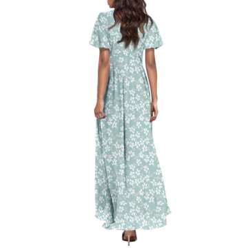 Maxi Dress for Women - Elegant Summer Floral Dress
