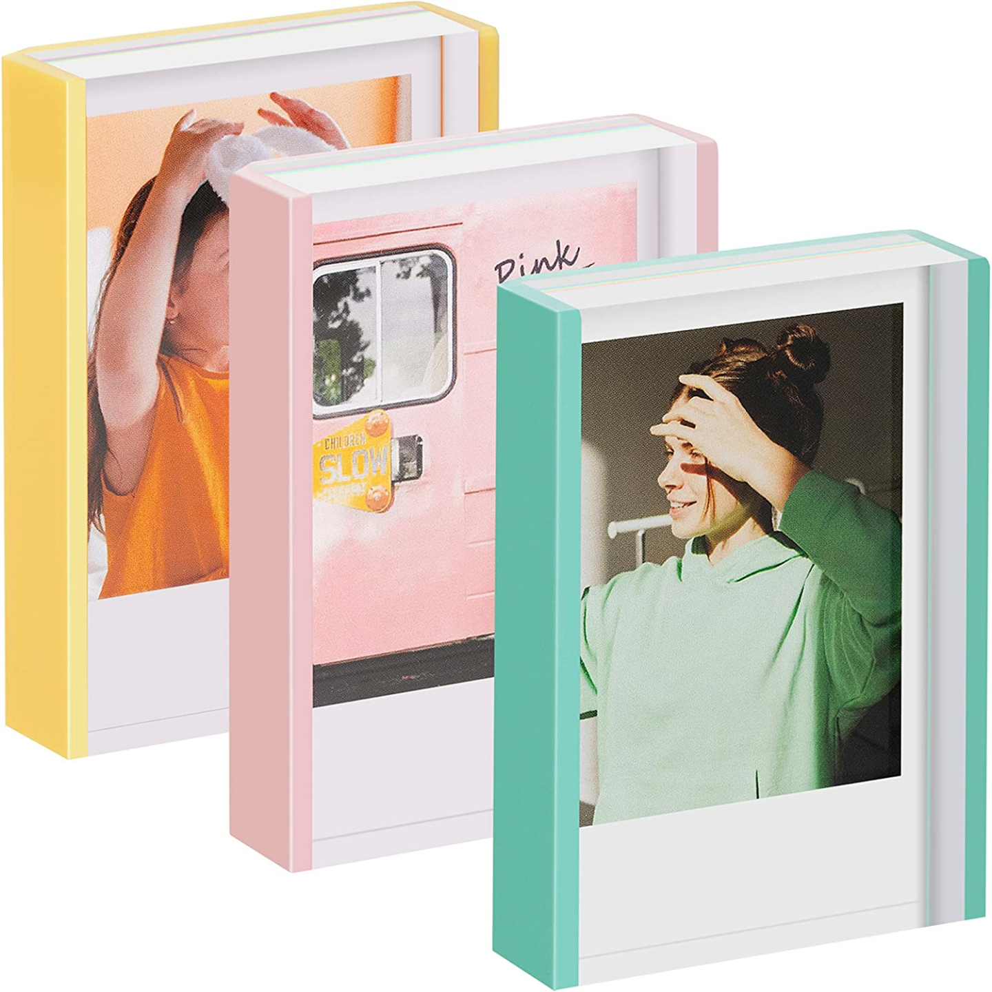 Colorful WINKINE Instax Polaroid Picture Frames Set
