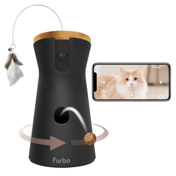 Furbo 360° Cat Camera with Treats & Night Vision