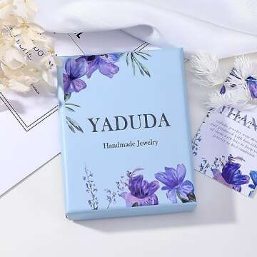 YADUDA Dainty Shell Four Leaf Clover Bracelet Tiny Cute Van Leef Clover Pendant bracelet for Women 18K Gold Plated Stainless Steel Lucky 4 Leaf Pendant Jewelry