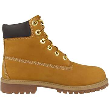 Timberland 6" Premium Waterproof Boot Core (Big Kid), Wheat Nubuck, 36 US Unisex