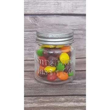 Sunshine Mason Mini Shot Glass Jars - Versatile Storage Solution