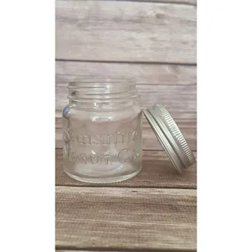 Sunshine Mason Mini Shot Glass Jars - Versatile Storage Solution