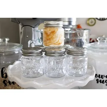Sunshine Mason Mini Shot Glass Jars - Versatile Storage Solution
