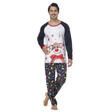 HONG HUI Christmas Family Pajamas Set for All Sizes