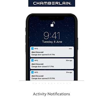 Chamberlain B2405 Quiet Wi-Fi Garage Door Opener, Wireless Keypad - Quantity 1