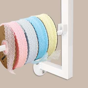 Yonynise Ribbon Storage Organizer For Perfect Crafting Solutions