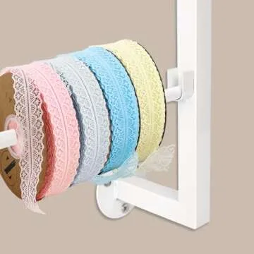 Yonynise Ribbon Storage Organizer For Perfect Crafting Solutions