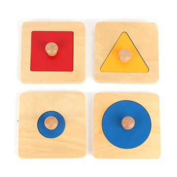 Montessori Shape Puzzle for Toddlers - Educational Fun