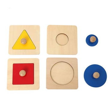 Montessori Shape Puzzle for Toddlers - Educational Fun