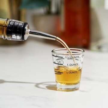 True Bullseye Measuring Shot Glass - 1.5 oz Cocktail Essential