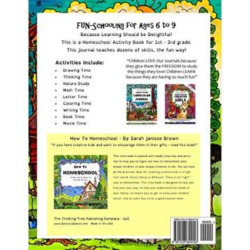 1st, 2nd & 3rd Grade Fun-Schooling Journal - Do-It-Yourself Homeschooling: Learning Activities for N...