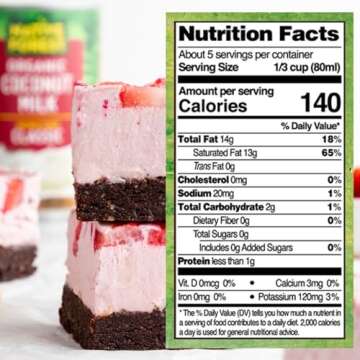 Native Forest Organic Coconut Milk Unsweetened - Coconut Milk Canned, Unsweetened Coconut Milk Organ...