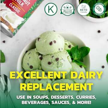 Native Forest Organic Coconut Milk Unsweetened - Coconut Milk Canned, Unsweetened Coconut Milk Organic, Classic - 13.5 Fl Oz (Pack of 12)