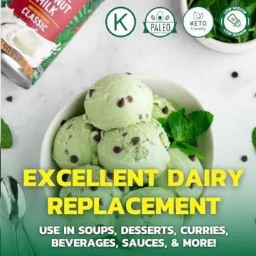 Native Forest Organic Coconut Milk Unsweetened - Coconut Milk Canned, Unsweetened Coconut Milk Organic, Classic - 13.5 Fl Oz (Pack of 12)