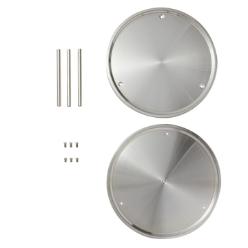 Juvale 2 Tier Lazy Susan Spice Rack for Kitchen Organization