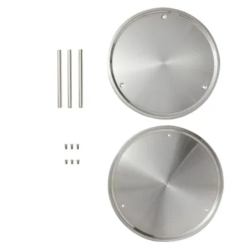 Juvale 2 Tier Lazy Susan Spice Rack for Kitchen Organization