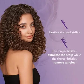 Curl Keeper Flexy Brush - Lightweight Detangling Tool