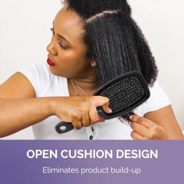 Curl Keeper Flexy Brush - Lightweight Detangling Tool
