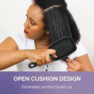 Curl Keeper Flexy Brush - Lightweight Detangling Tool