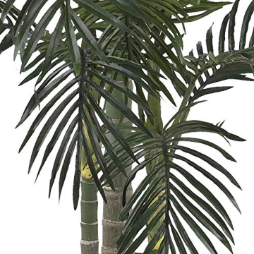 Realistic 6.5FT Golden Cane Palm Tree for Home