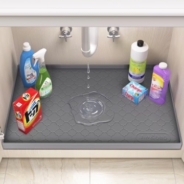 Jin&Bao Waterproof Under Sink Mat - Multi-Purpose Cabinet Protector