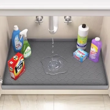 Jin&Bao Waterproof Under Sink Mat - Multi-Purpose Cabinet Protector
