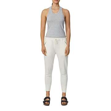 Bandier x Sincerely Jules_The Willow Scoop Neck Tank Vintage Heather Grey-XS