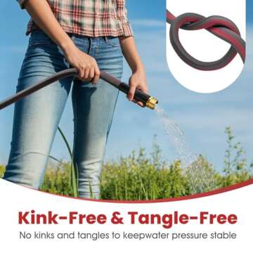 Haeteir 50ft Lightweight Kink-Free Garden Hose