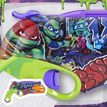 Nerf TMNT Blaster with 10 Darts Perfect for Kids
