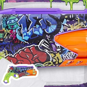Nerf TMNT Blaster with 10 Darts Perfect for Kids