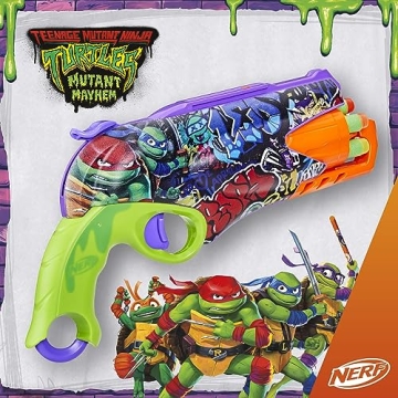 Nerf TMNT Blaster with 10 Darts Perfect for Kids