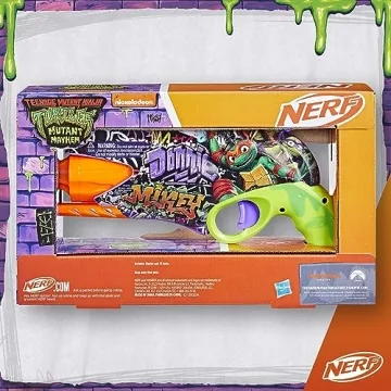 Nerf TMNT Blaster with 10 Darts Perfect for Kids