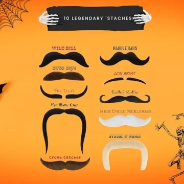 Mr. Moustachio Mustache Collection - Top 10 Styles