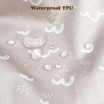 Mama Koala Waterproof Wet Dry Bags for Baby Items, Cloth Diapers, Swimsuits, Travel, Gym Clothes, Beach, Pump Parts, Toiletries, Two Zippered Pockets, 2 Pack (W016)