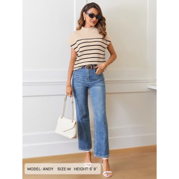 Stylish Cap Sleeve Sweater Vest for Elegant Comfort