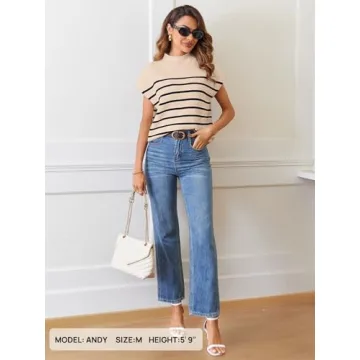 Stylish Cap Sleeve Sweater Vest for Elegant Comfort