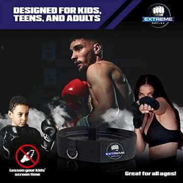 Extreme Reflex Boxing Ball Set - Punching Balls & Headband