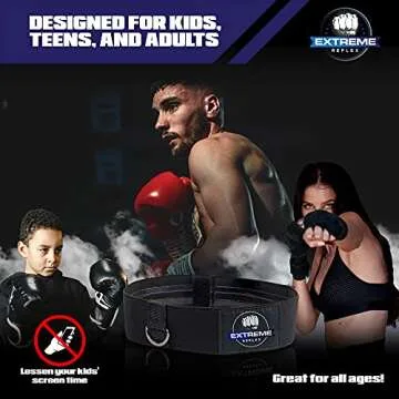 Extreme Reflex Boxing Ball Set - Punching Balls & Headband