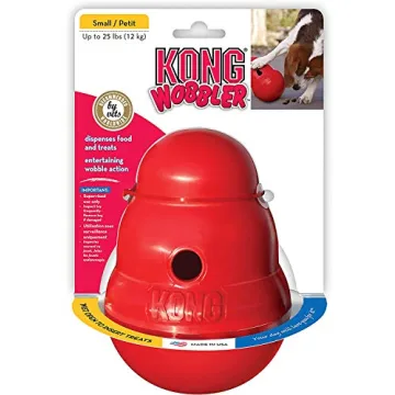KONG Wobbler Dog Toy - Engage Fast Eaters with Fun