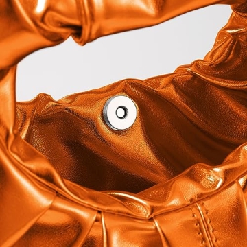 JENSVOIR Orange Evening Clutch Purse for Women