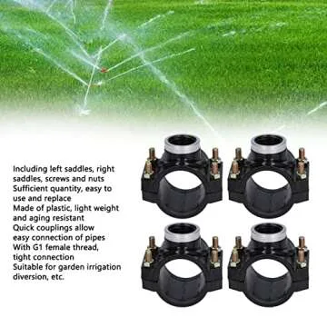 Water Systems Drain Saddle Valve Kit for Easy Gardening Connections