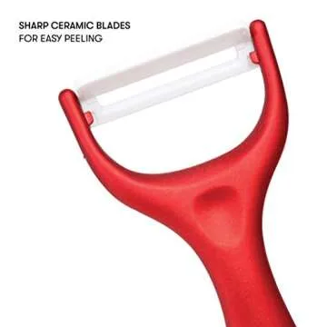 Cooking Light Ceramic Peeler Set for Effortless Peeling and Comfort