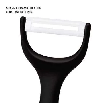 Cooking Light Ceramic Peeler Set for Effortless Peeling and Comfort