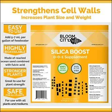 Bloom City Liquid Silica Boost Fertilizer - 8 oz Concentrate