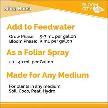 Bloom City Liquid Silica Boost Fertilizer - 8 oz Concentrate