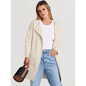 ANRABESS Women's Knit Cardigan Stylish Fall Outerwear