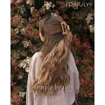 Stylish 16 Pack Large Hair Clips for All Hair Types